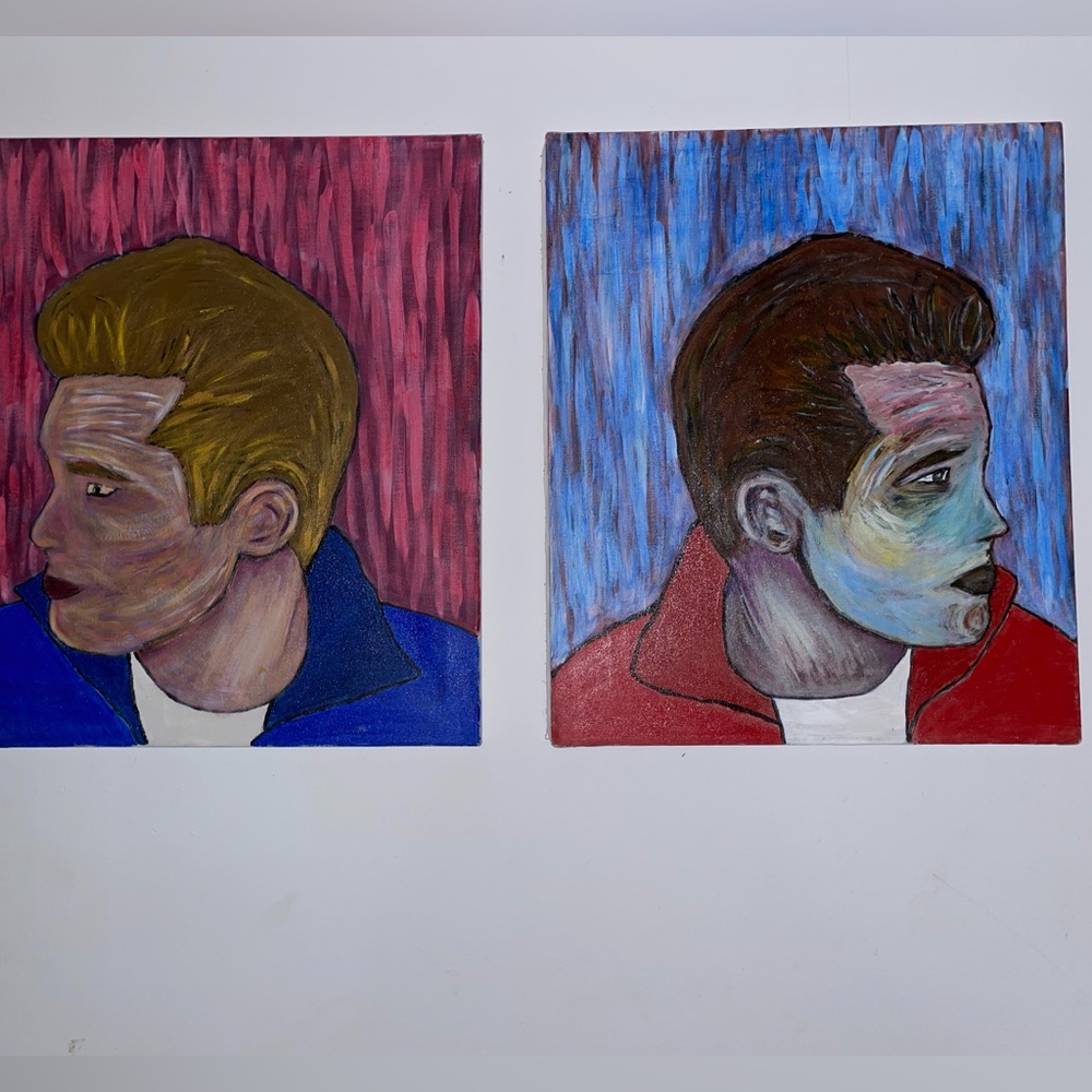 James Dean Paintings Set